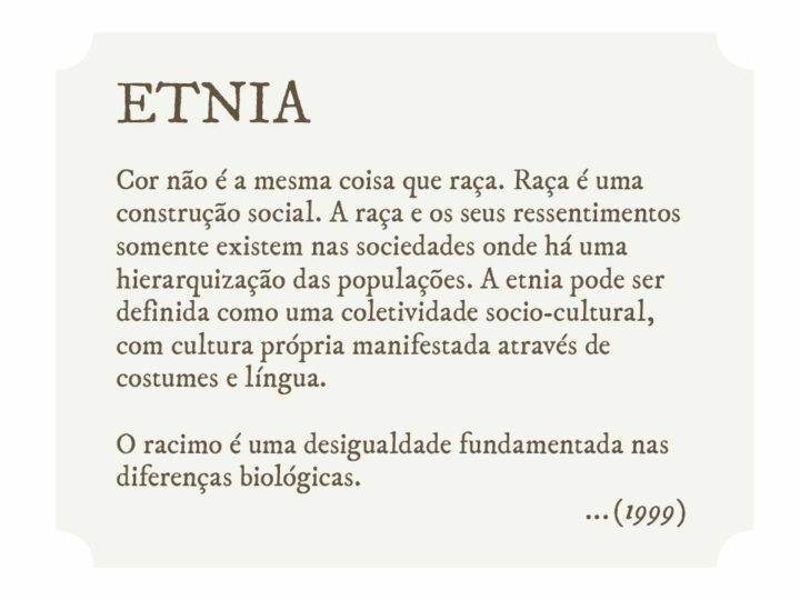 Etnia, raça, cor